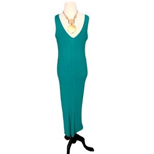 Zara Tank Dress Size S, Green. Midi. Very Stretchy. Pre-owned worn once. Comfy.